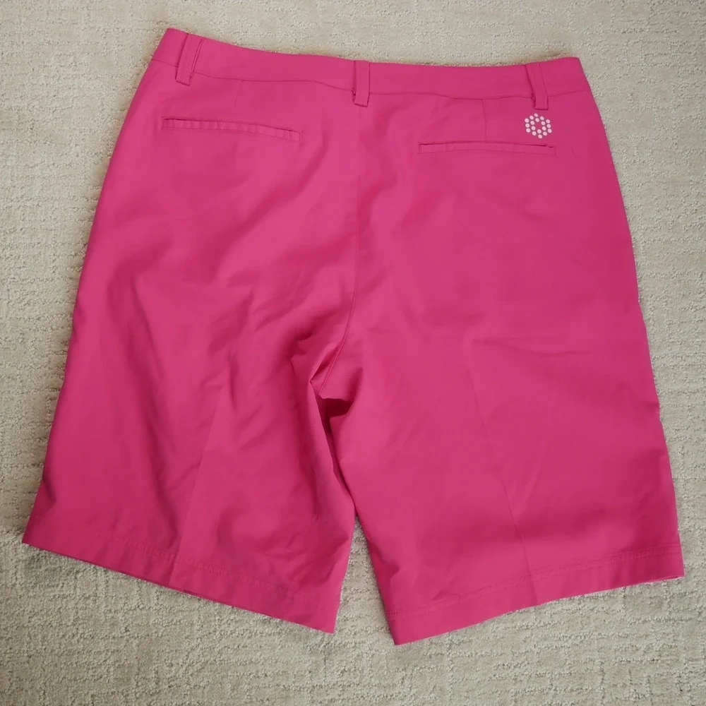 Puma Golf Shorts Mens 38 Pink SportLifestyle Cell Dry Performance Flat Front‎